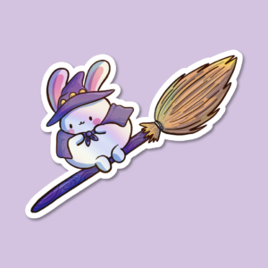 Sticker Holográfico Premium de Bunny
